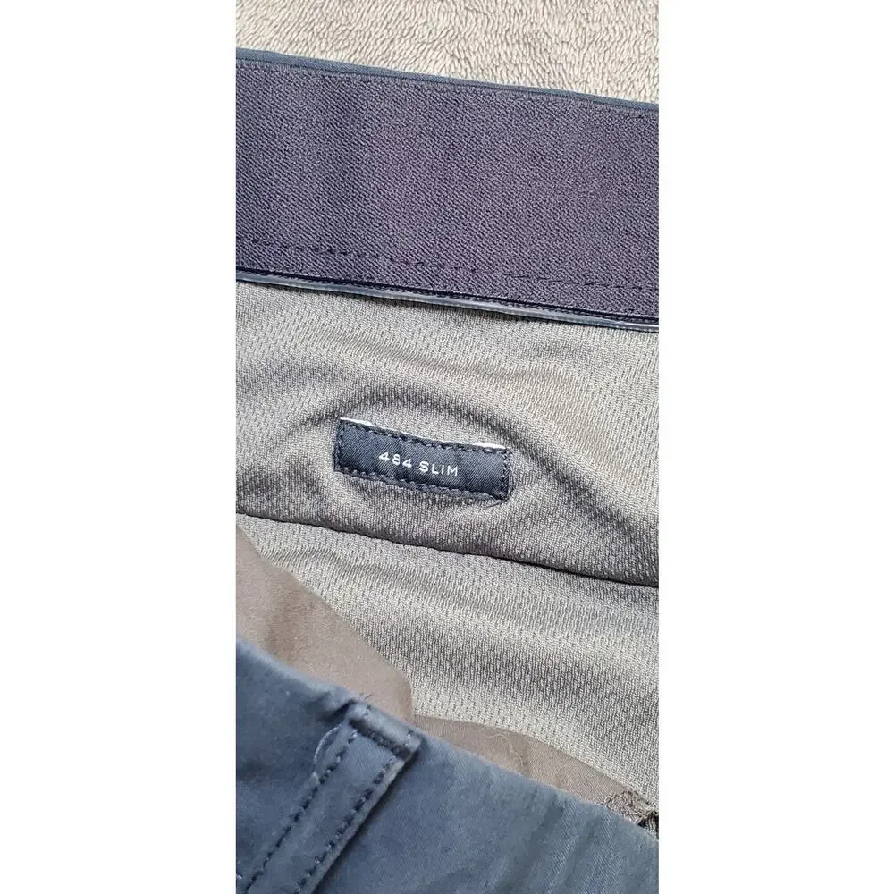 J. Crew Tech Pants Mens Size 34x30 Slim-Fit 484 Dark Blue C25-33